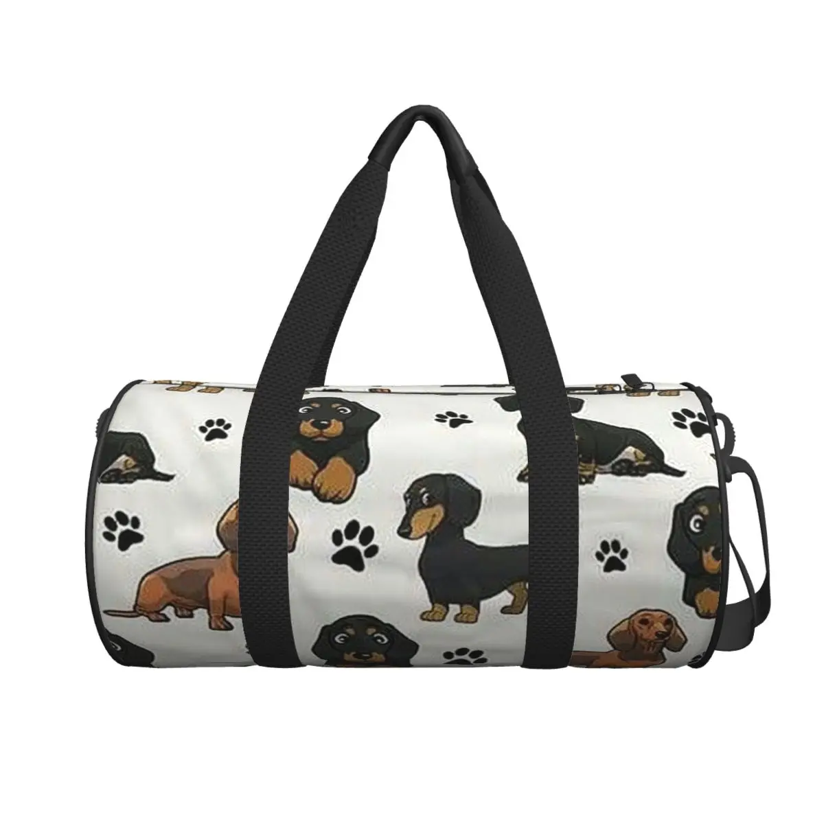 

Dachshund Dog Cartoons Cute Large Duffle Gym Bag Waterproof Duffle Travel Bags Handbags Fitness bag