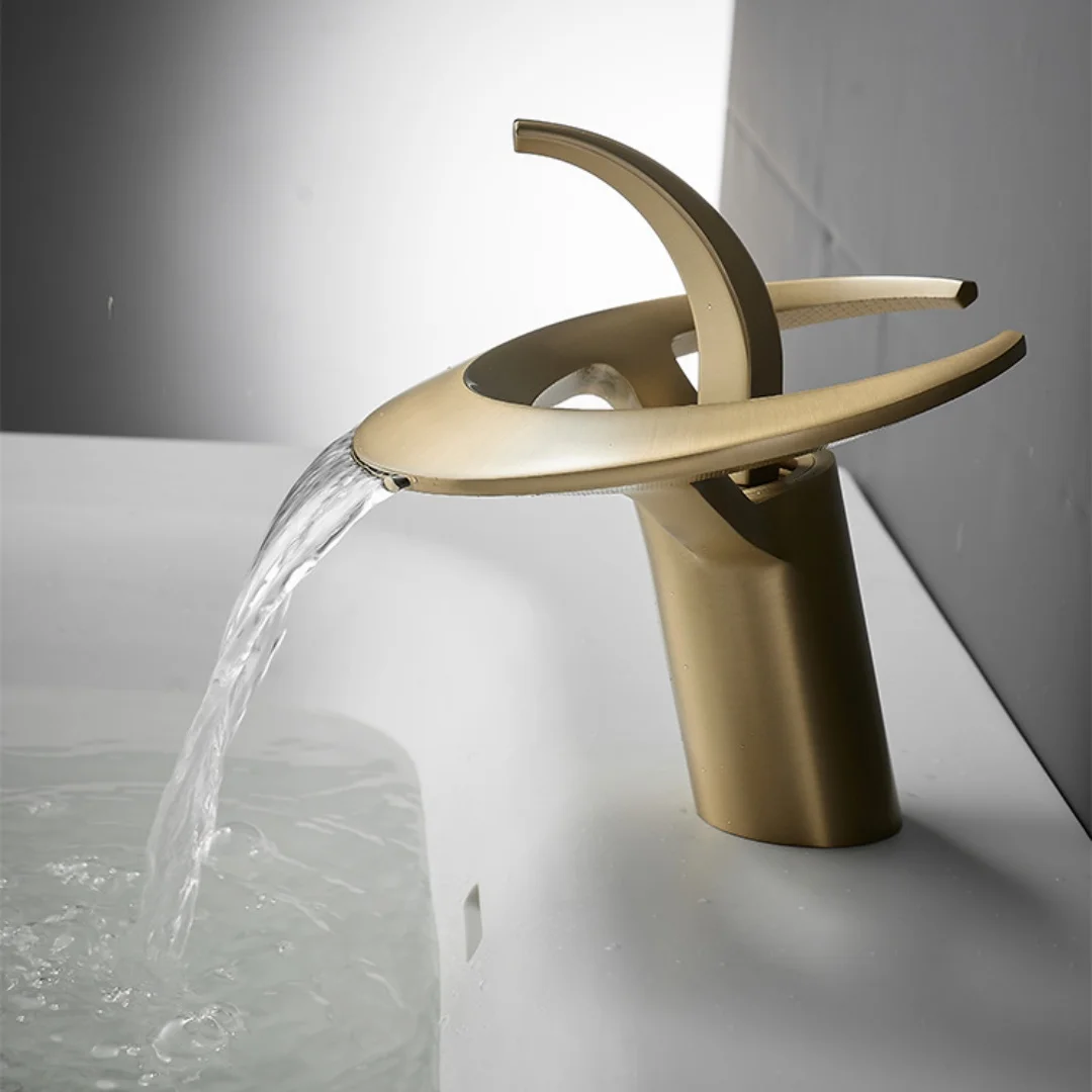 

Черный смеситель для ванной, белый смеситель для раковины, серый смеситель для умывальника, хромированный смеситель-водопад, смеситель для раковины из матового золота, смеситель для ванной комнаты