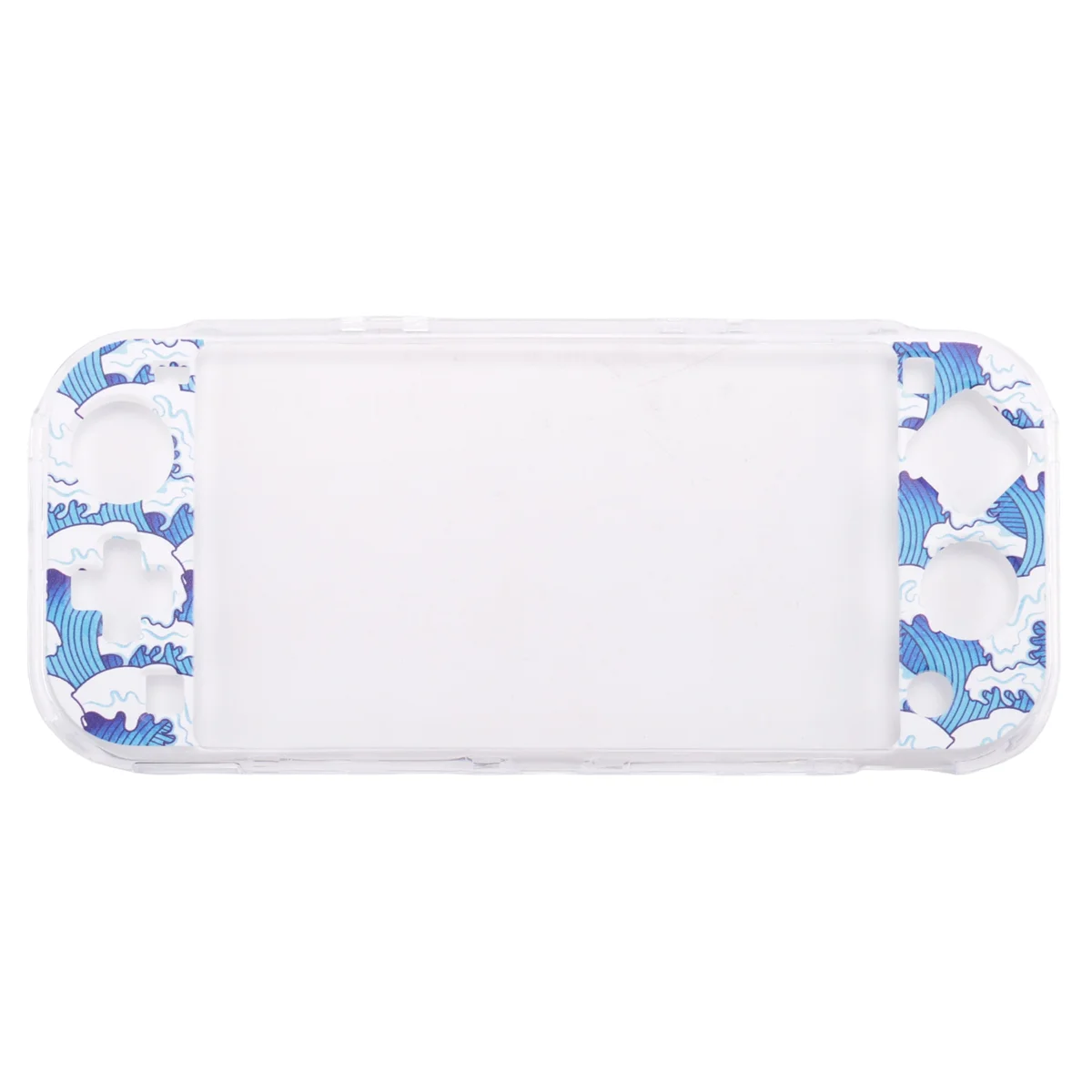 Sale for Nintendo Switch Lite Protective Shell, Full Cover Upper and Lower Cover Painted Shell SX-117 Ukiyo-E Sea Waves