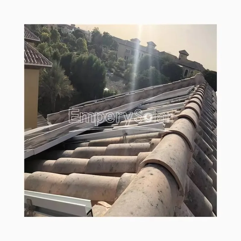 New Design Pitched Roof Cheap Solar Tracking Mounting System for Roof Tiles - Detail 1