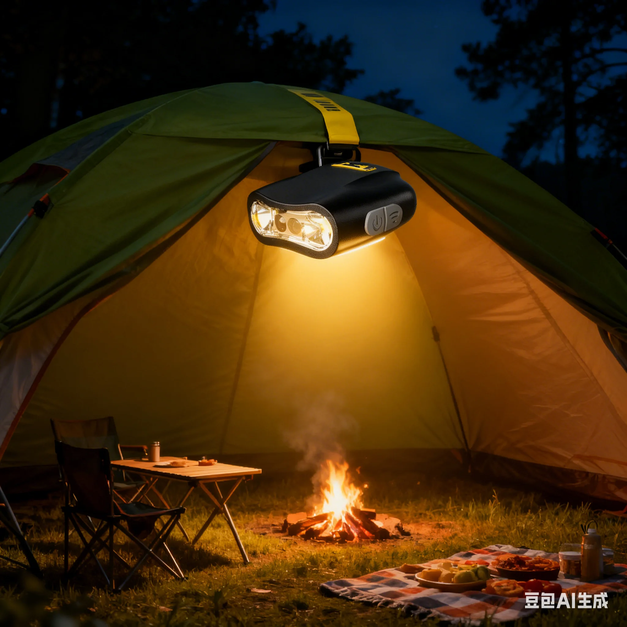 

Перезаряжаемая фара, светодиодный датчик движения, рабочий свет, колпачок, зажим для походов на открытом воздухе, многофункциональный фонарь для кемпинга