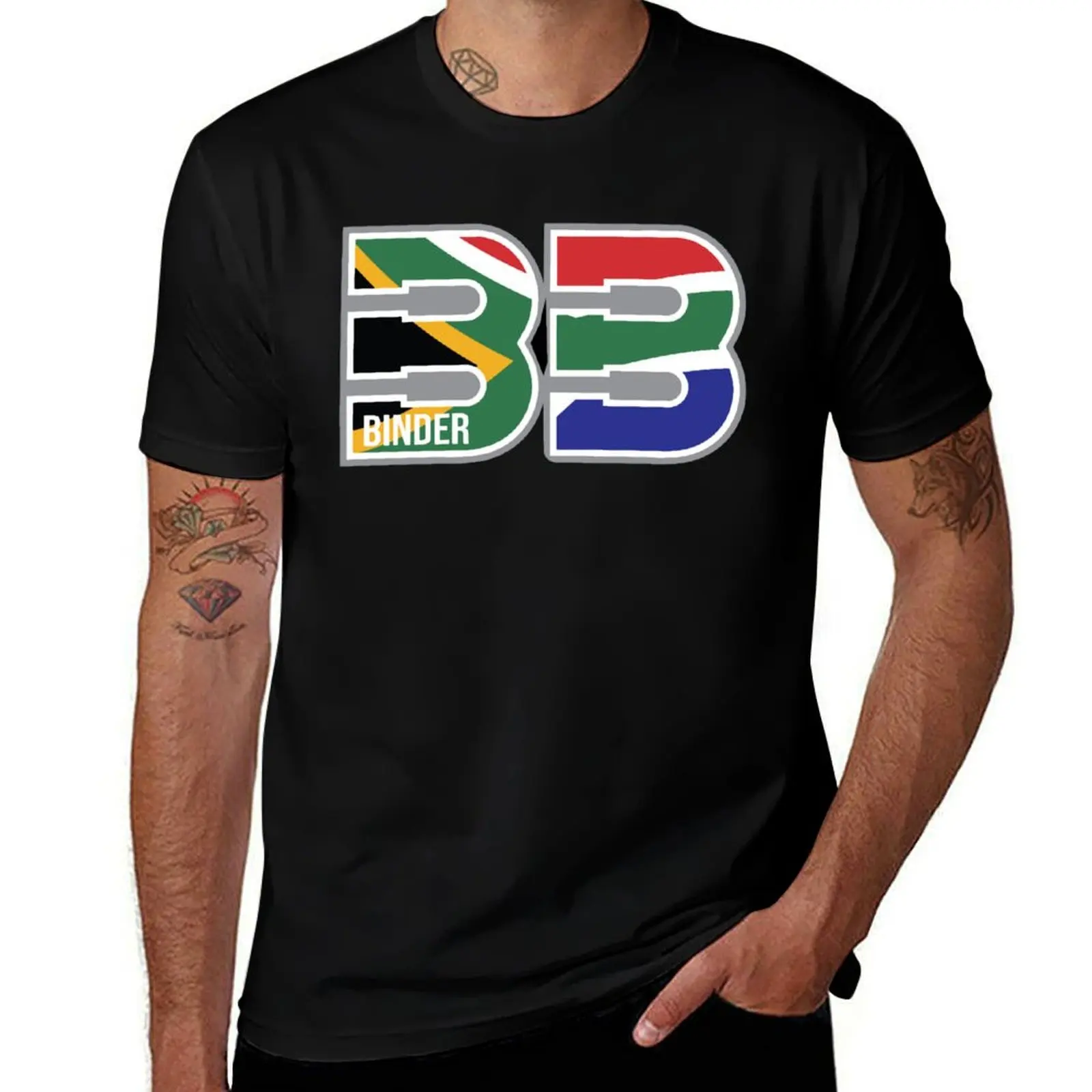 

Brad Binder 33 Motorbike Motorcycle Reider Flag T-Shirt Breathable Workout Short Sleeve Top