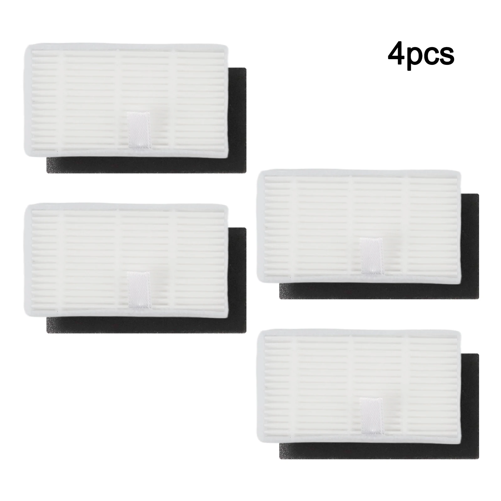 

4pcs Filter Kit For Airzeen R7 Robot Vacuum Cleaner Accessories White Filter Vacuum Cleaner Replacement Part