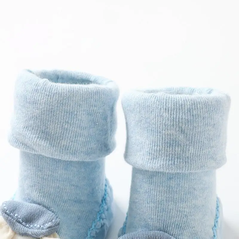 54DA 1 Đôi Tất Vải Cotton Chống Trượt Cho Bé Tập Đi Cho Bé Từ 0-18 Tháng Tuổi