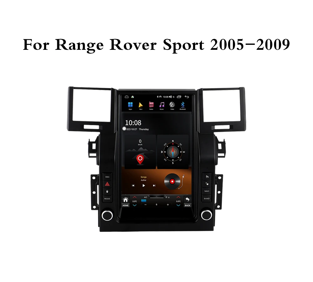 

Krando 12.1 inch GPS Navigation Carplay NBT System For Range Rover Sport 2005-2009 Car Multimedia GPS 4G autoradio