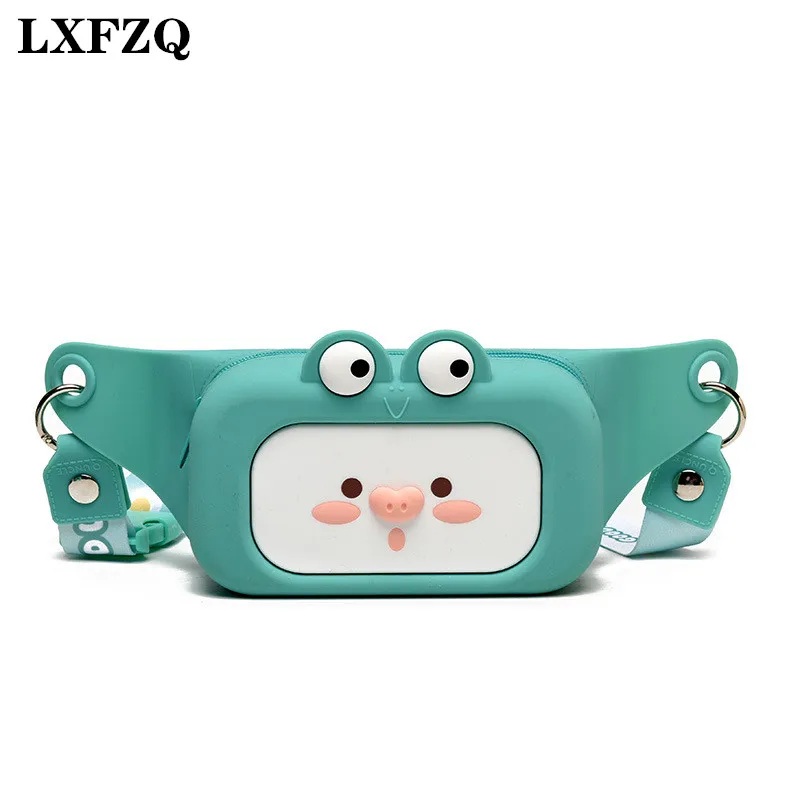 Silica gel Phone Bag Waist Pack Fanny Pack Belt Bag Sac Banane Femme Money bag Hip Hop Men Chest Bag candy Portfel beintasche