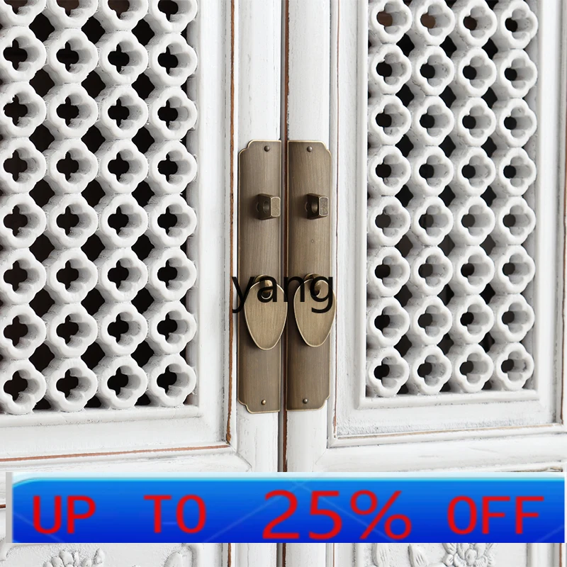 

Lmm New Chinese Solid Wood Bookcase Display Storage Cabinet Chinese Wall Locker