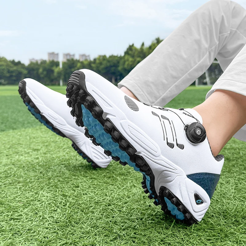

Нескользящие мужские туфли для гольфа, профессиональные мужские водонепроницаемые прогулочные кроссовки для игроков в гольф, обувь