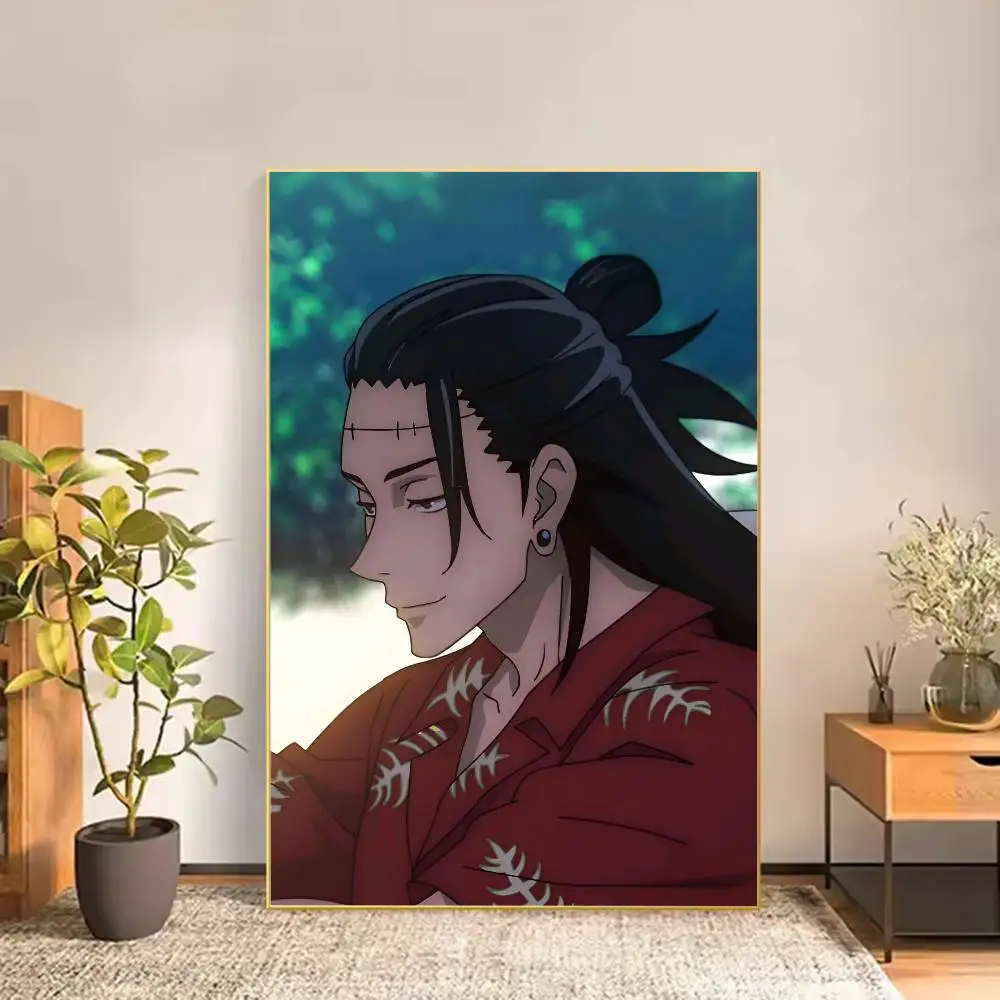 Anime G-Geto S-Suguru Poster Versatile HD Waterproof Wall Art Self-Adhesive Decor for Any Space