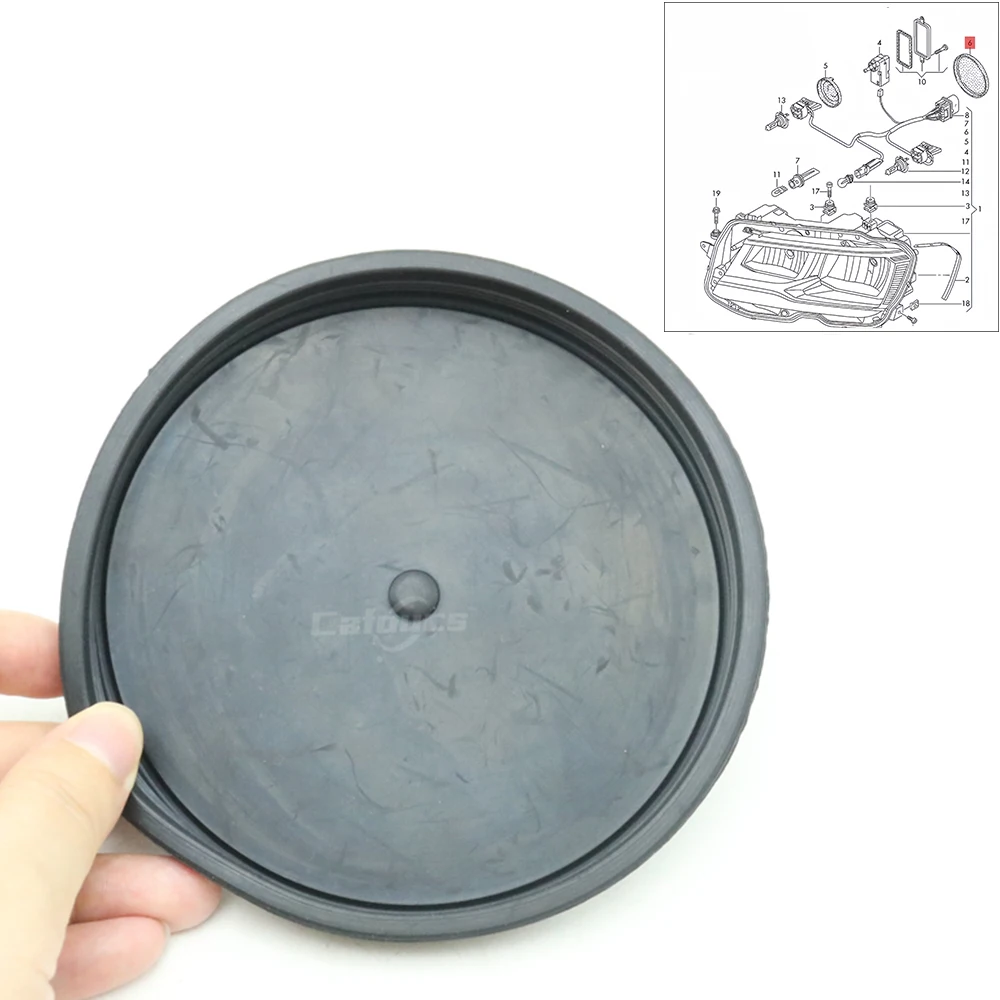 1300502030 Headlamp Dust Cover Headlight Rear Bulb Seal Back Dustproof Cap Lid For VW Touran  Tiguan Allspace Passat CC