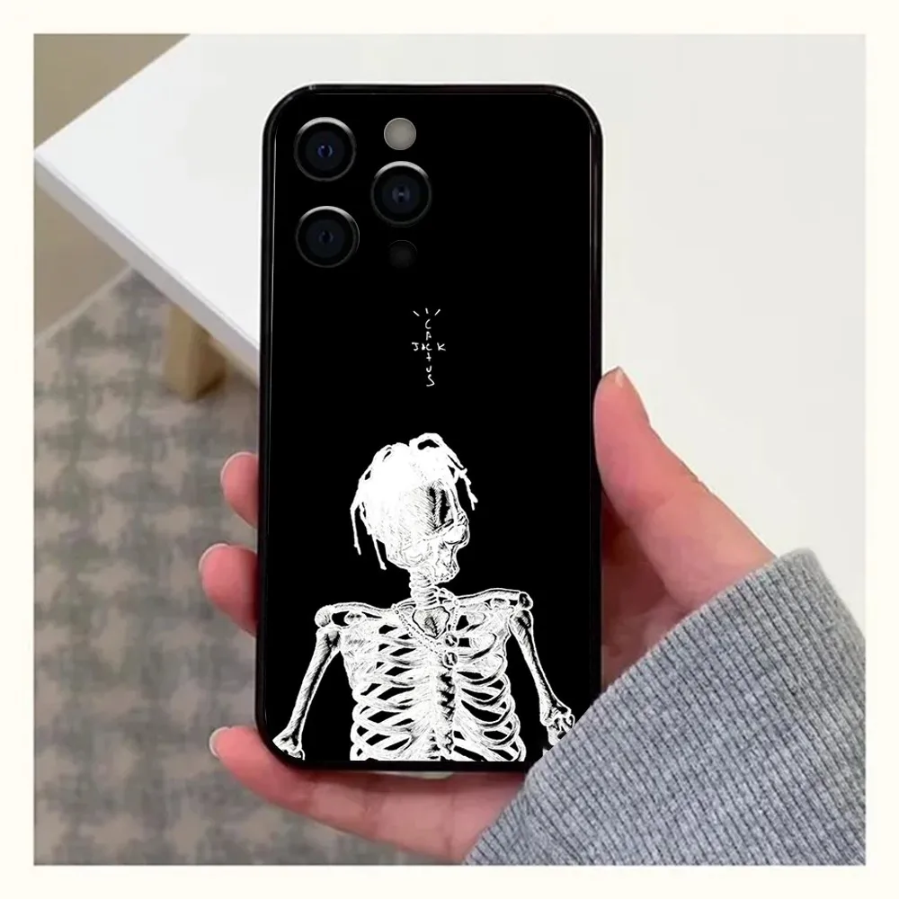 Rapper T-Travis Scott Utopia Phone Case For Apple iPhone 15,14,13,12,11,Pro,X,XS,Max,XR,Plus,Mini Soft Black Cover