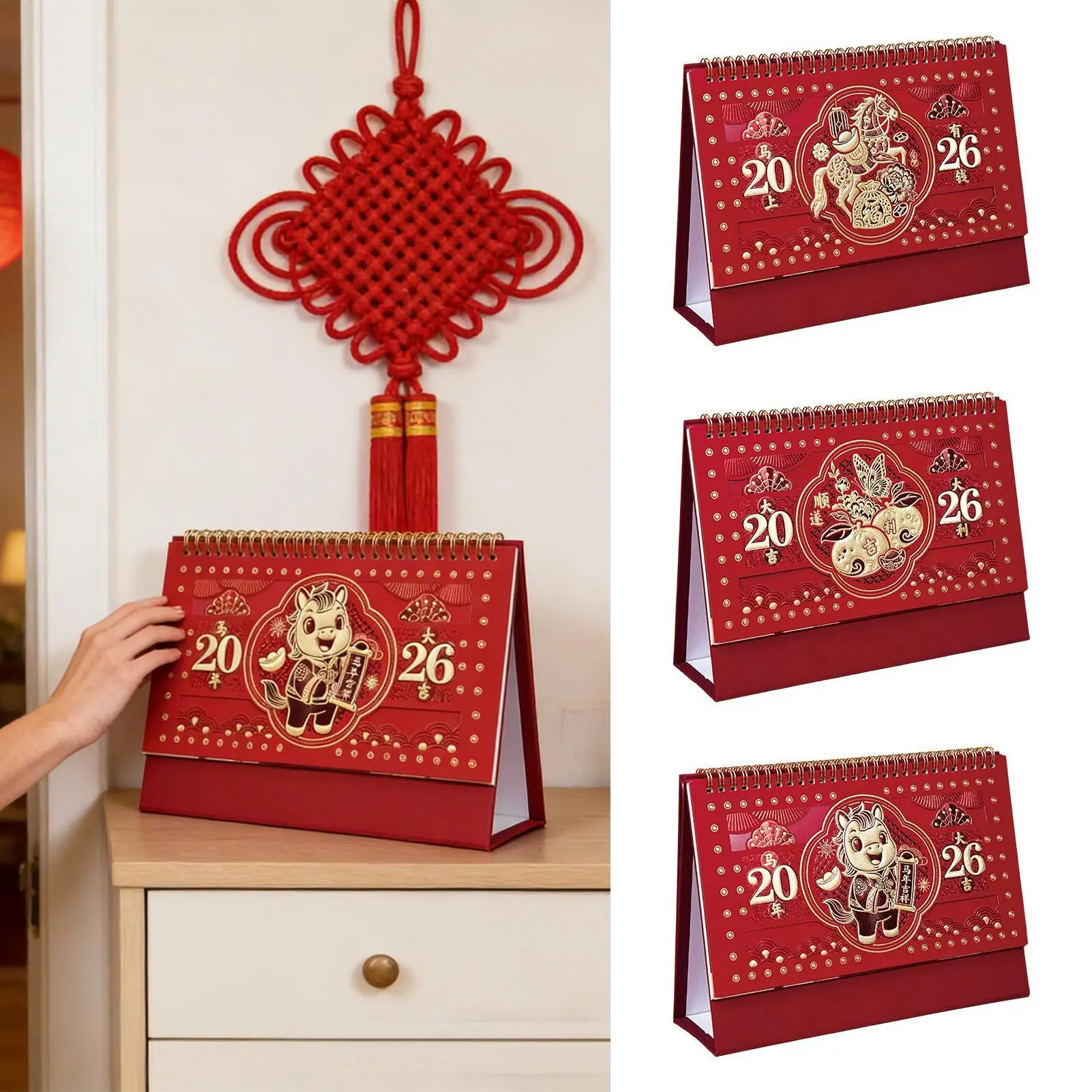 

Calendar For Desk Spring Festival With Writing Space Lunar New Year Desktop Monthly Calendar For Students Kids Teens Adults