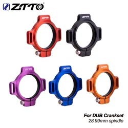 ZTTO MTB Crank Chainring Adjuster Bottom Bracket Preload Adjuster Kit DUB Crank 28.99 Spindle Adapter Aluminum Alloy