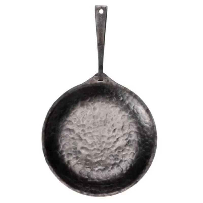Outdoor Camping Hand-forged Steel Frying Pan Titanium Pan Healthy and Durable Portable