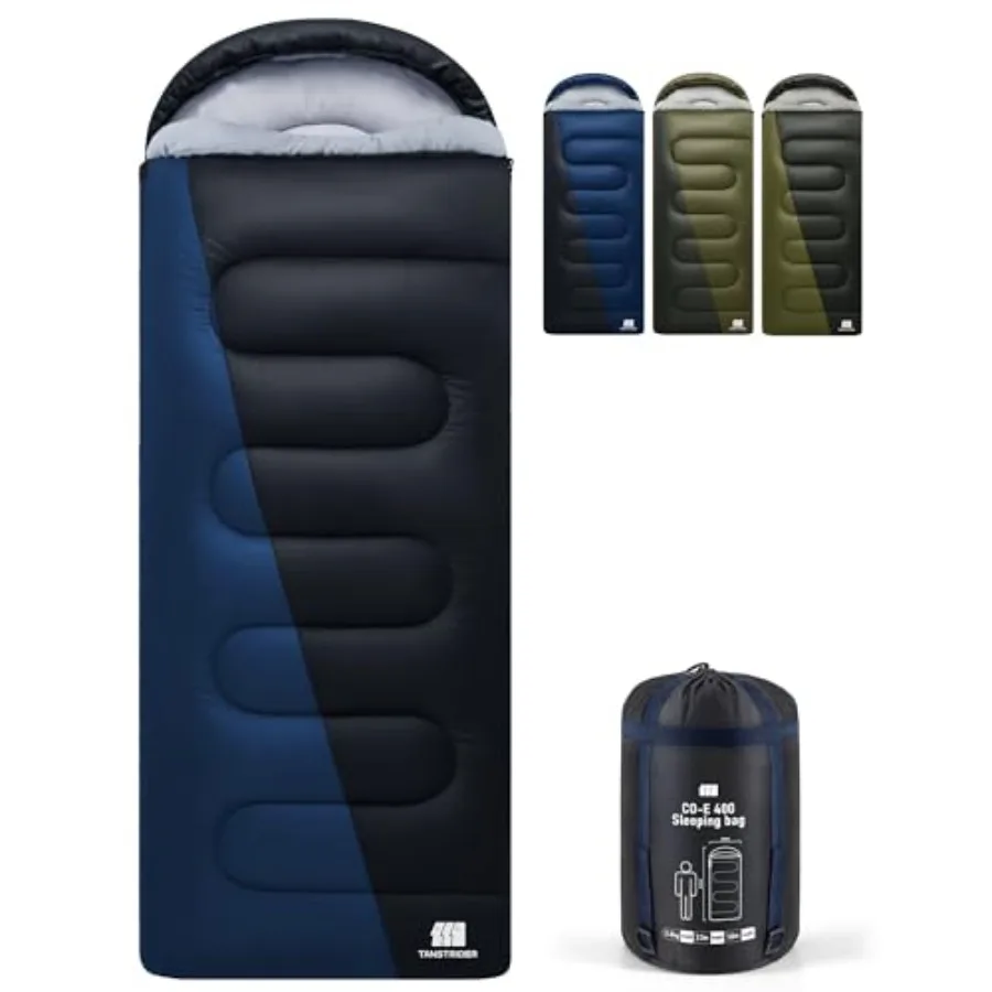 

XXL Winter Sleeping Bags for Adults Cold WeatherCamping Sleeping Bag for with Compression Sack 4 Season Camping Essentials Gear