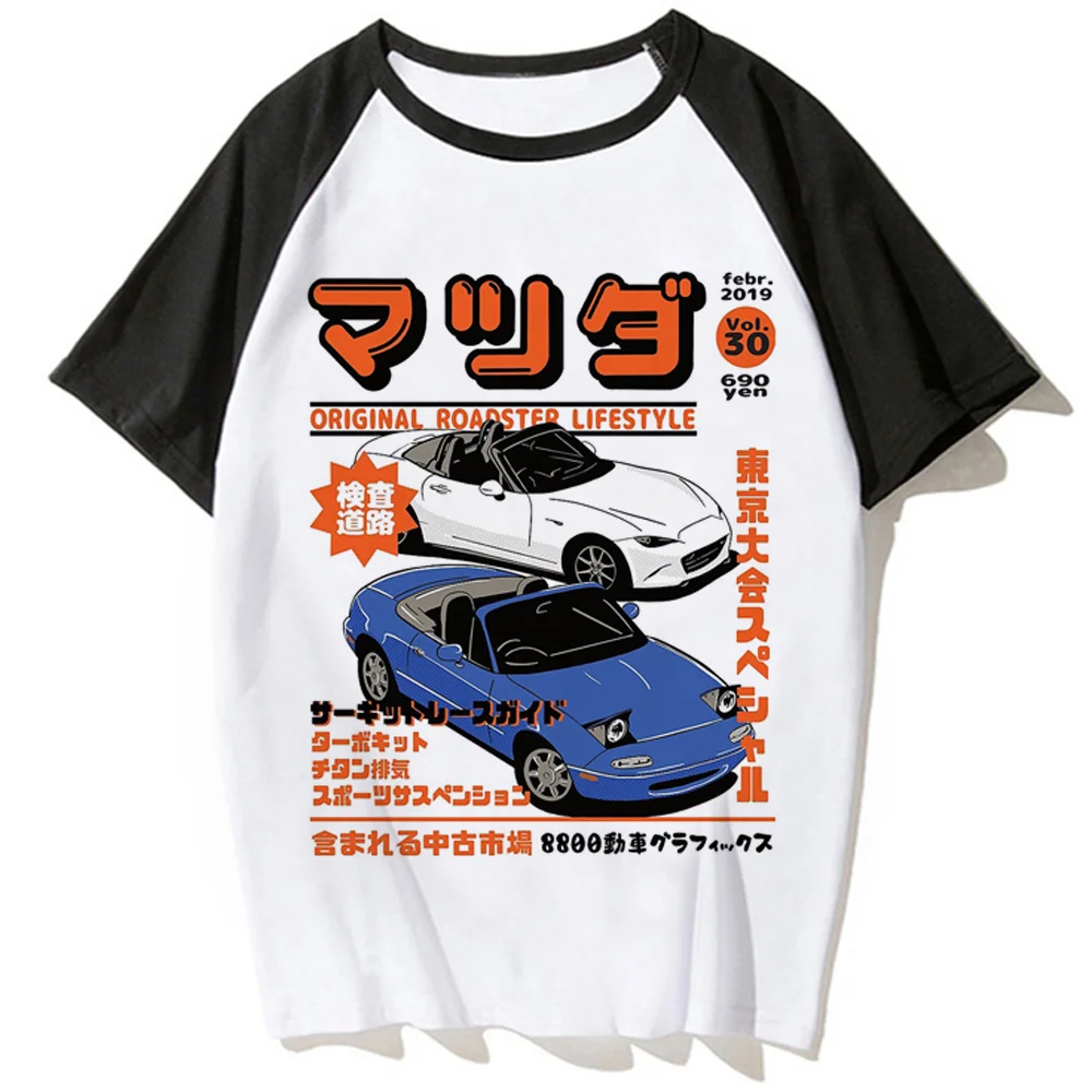 

Initial d Tee women streetwear graphic comic top girl designer anime 2000s clothing