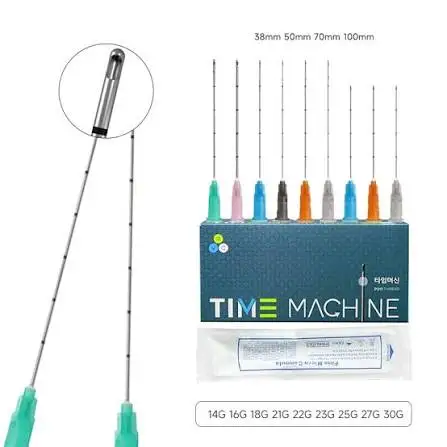 Blunt Cannula Blunt Tip Micro Cannula 18G 21G 22G 23G 25G 27G 30G 38mm 50mm 70mm 100mm Flexible Aesthetic Cannula Smooth Surface