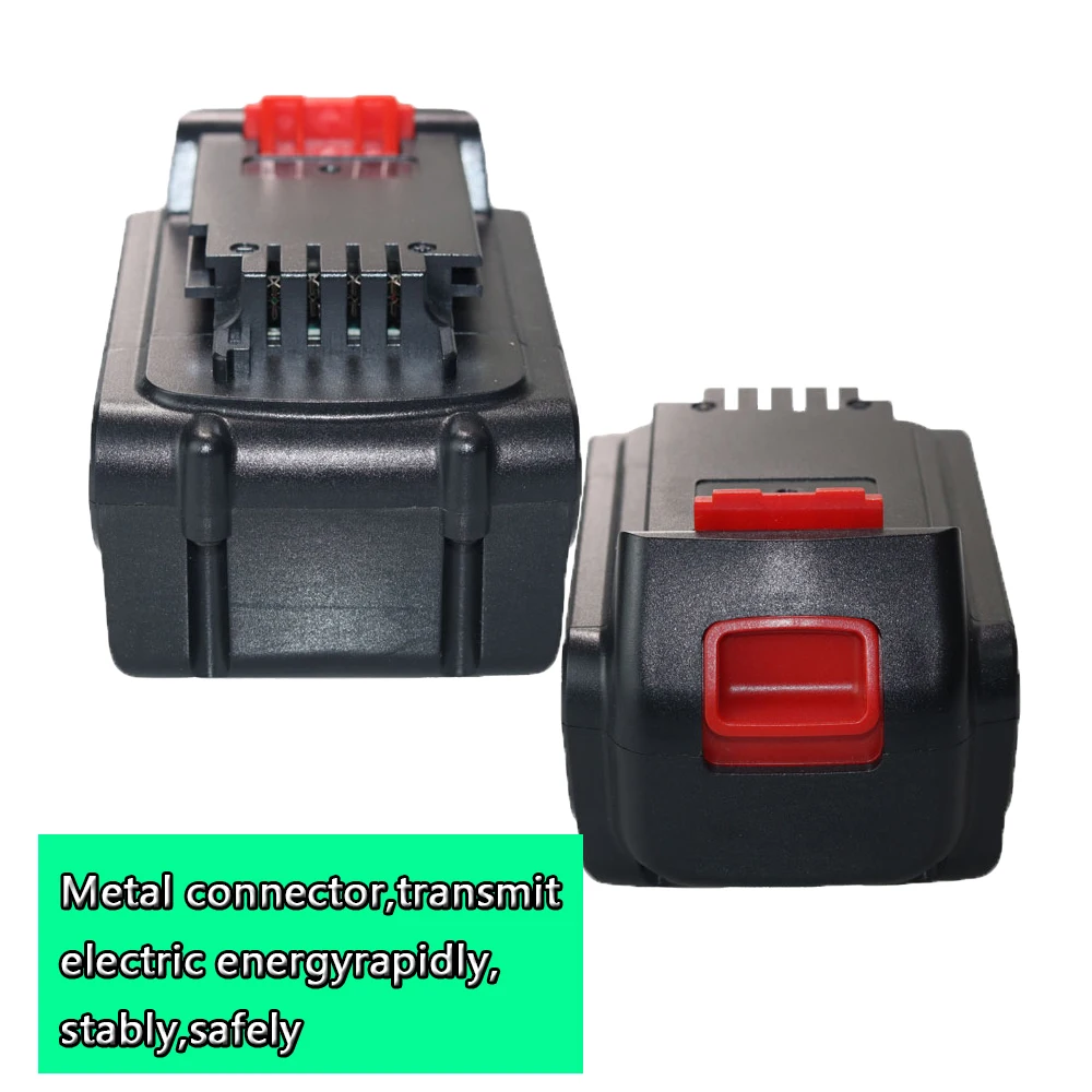 

Аккумулятор Li-ion 18В 20В 8000мАч для Black&Decker LB20 LBX20 LBXR20, сменный, высокой емкости, для электроинструментов