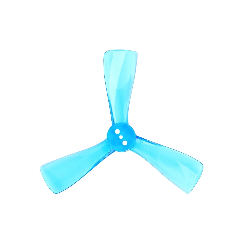 for Nazgul Cine 2525 2.5Inch Tri-Blade/3 Blade Propeller Prop CW CCW for FPV ProTek25 Drone Part-Blue