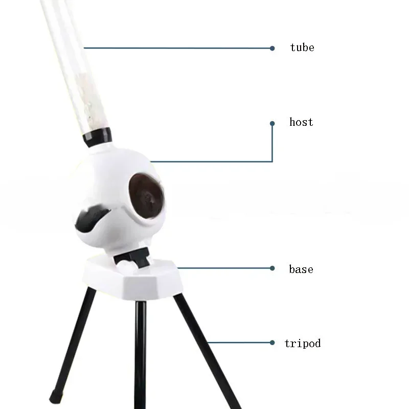 آلة تقديم كرة الريشة ذات النقطة الثابتة للمبتدئين، تدريب الأطفال، مدرب التأرجح الأوتوماتيكي #4