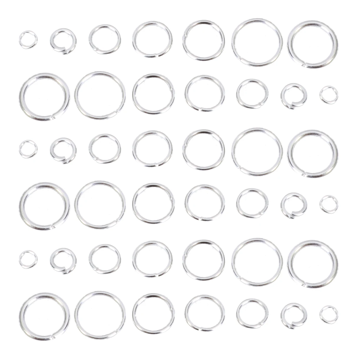 

1500pcs Jewelry Making Kit Accessories Set Premium Grids Opening Rings Pins DIY Earrings Craft Clasp