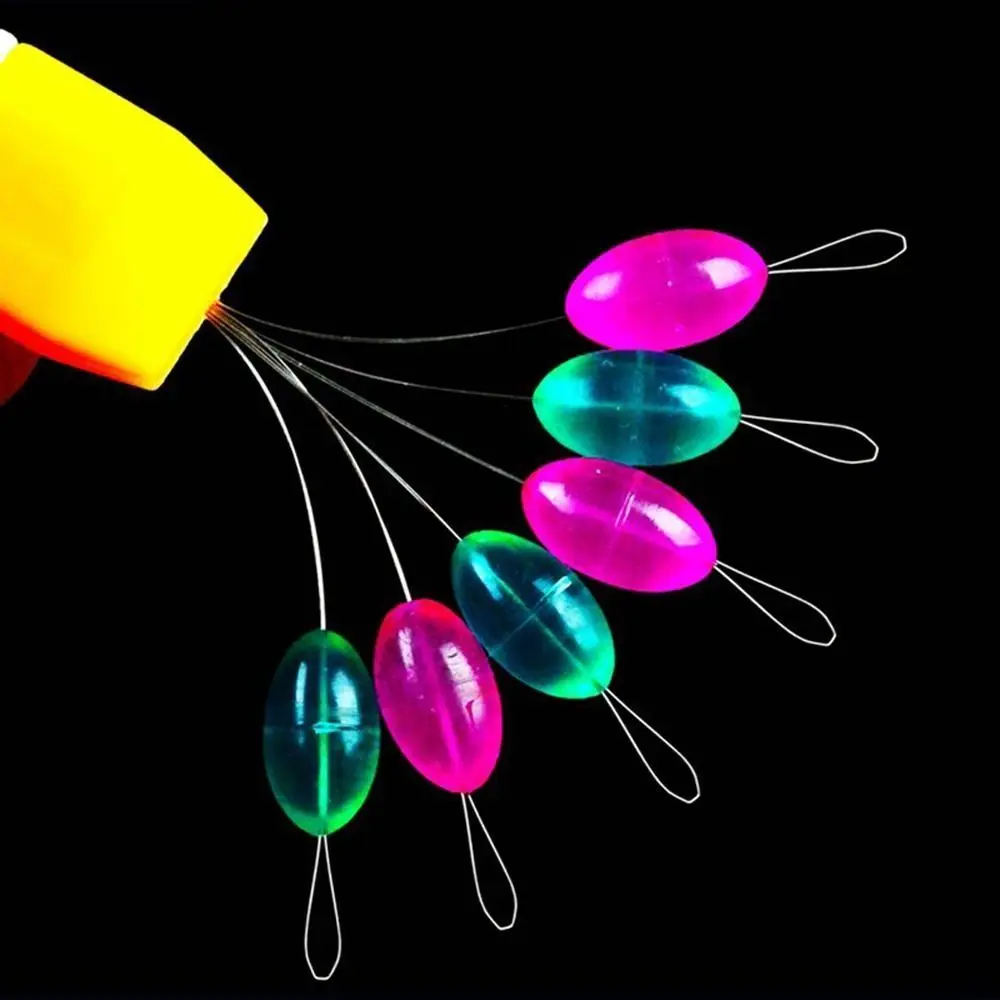 

60PCS Silicone Fishing Space Beans Professional Anti-Strand Fishing Bobber Float Soft 3+3 Space Bean Stopper Outdoor Fishing