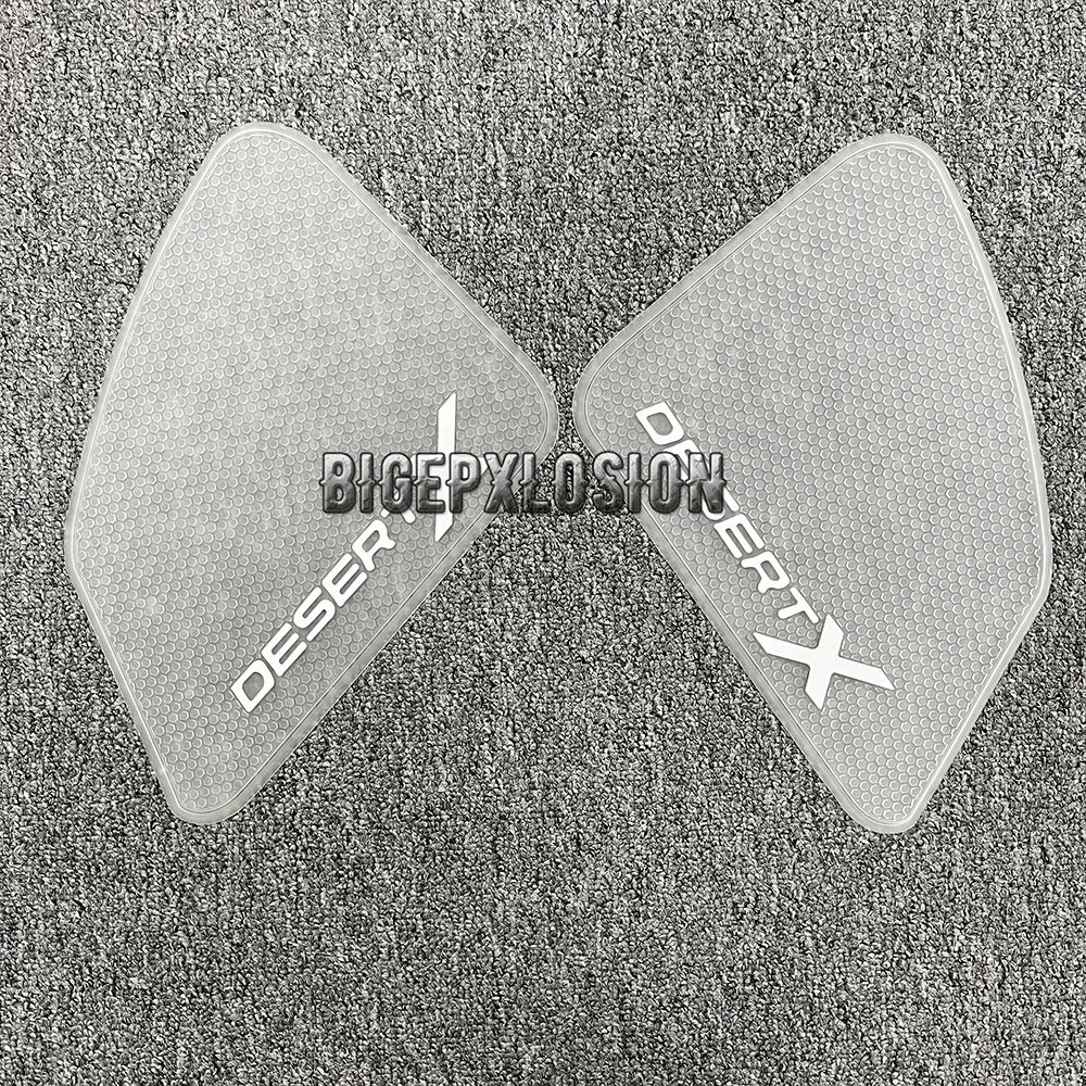 For Dasbor Ducati Desert X 2022-2023 Side Fuel Tank pad Tank Pads Protector Stickers Decal Gas Knee Grip Traction Pad Tankpad