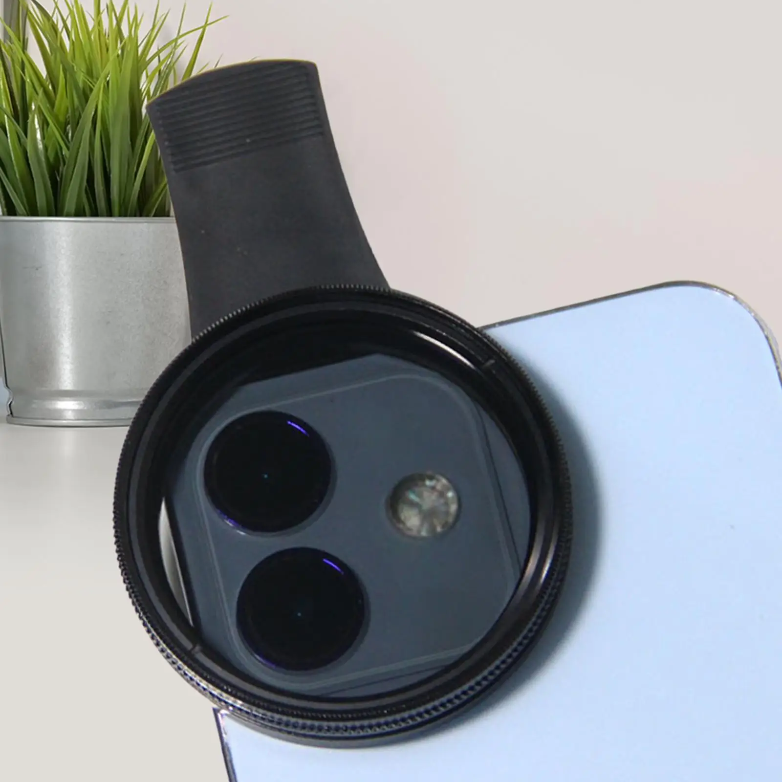 เลนส์กล้องโทรศัพท์ CPL ขนาด 52 มม. อุปกรณ์เสริมแบบพกพามืออาชีพเลนส์กรอง CPL