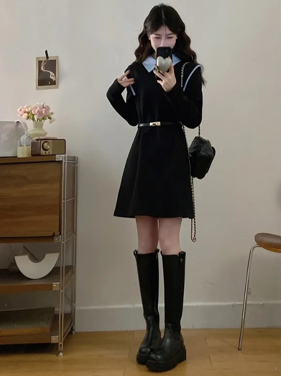 

Женская повседневная блузка с длинным рукавом и воротником-стойкой, больших размеров, А-силуэт, весна 2026, модный тренд