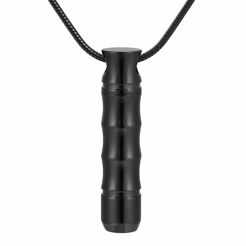 Bamboo Joint Shape License Cremation Urn Jewelry Necklace cremation Jewelry for Ashes Keepsake Pendant