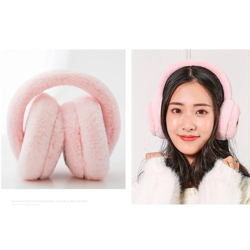 Ear Covers with Music Player Electric Plush Warmers Wireless Headphone