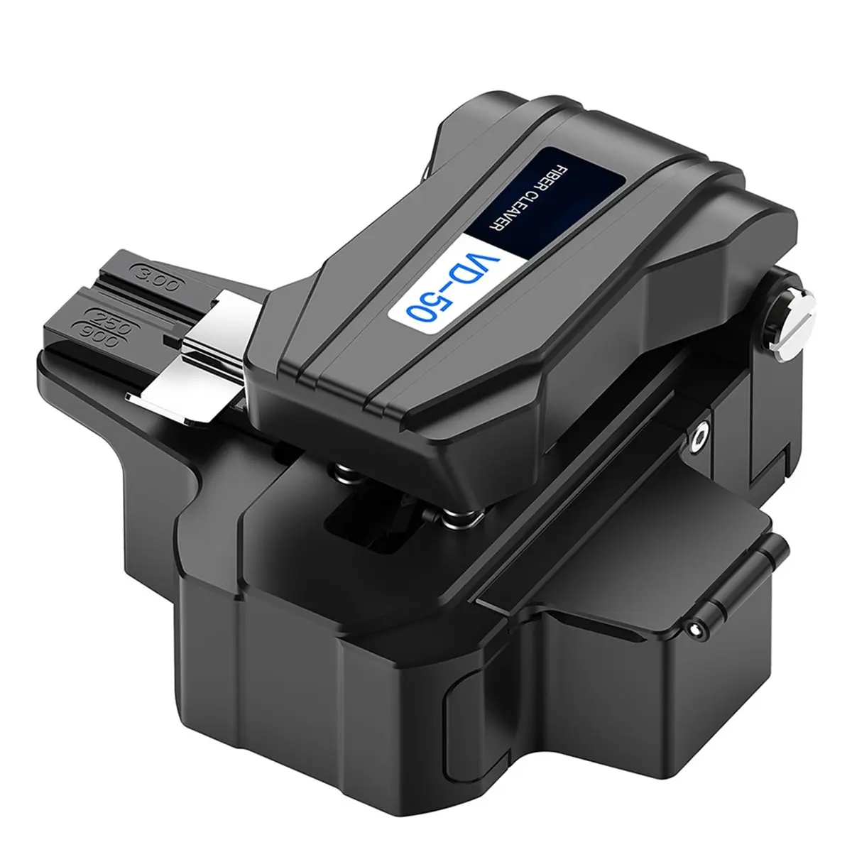 DT75BG VD-50 Fiber Optic Cutter Fusion Splicing Cleaver One-Step Fiber Cleaver Clamp for Patch Cord Drop Cable Bare Fiber