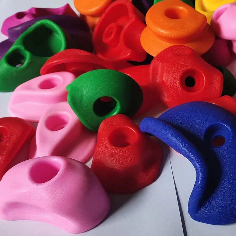 30pcs/set Rock Climbing Holds Kids Wood Wall Climbing Stones Toys Playground Game Hand Feet Hold Grip Kit Outdoor Games for Kids