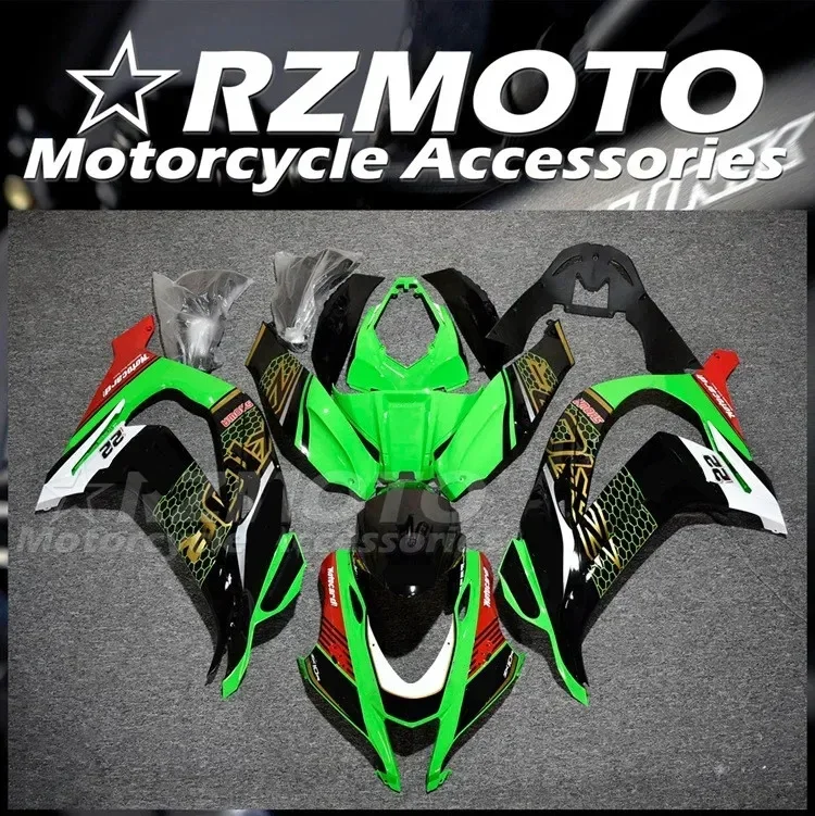 

4Gifts New ABS Full Fairings Kit Fit For KAWASAKI ZX-10R ZX10R 2016 2017 2018 2019 16 17 18 19 Bodywork Set Custom Green