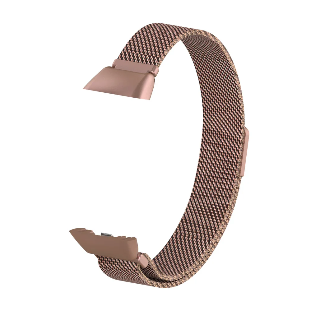 Setelan Tali Jam Tangan Baja Tahan Karat Milan untuk Jam Tangan Huawei Band6 Tali Jam Tangan Milan dengan Konektor Logam