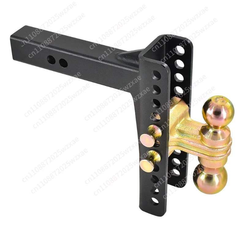 

Регулируемая пористая тяга для прицепа из кованой углеродистой стали с двойным шаровым приемником, крюк для прицепа