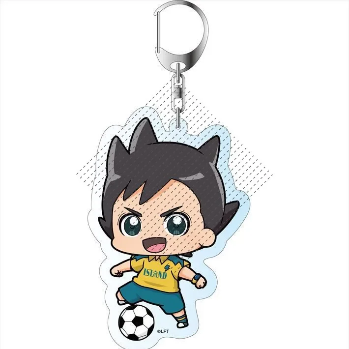 Game INAZUMA ELEVEN 11 Keychain Doll Anime Shuya Fubuki Atsuya Goenji Shiro Mamoru Endo Acrylic Keyring Pendant for Gift