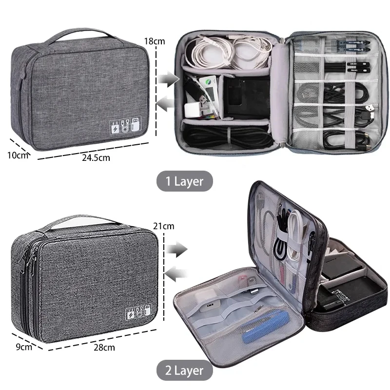 Travel Bag Makeup And Beauty Portable Digital Organization Packaging Anti Splash Water Moisture-proof Multifunctional Bag