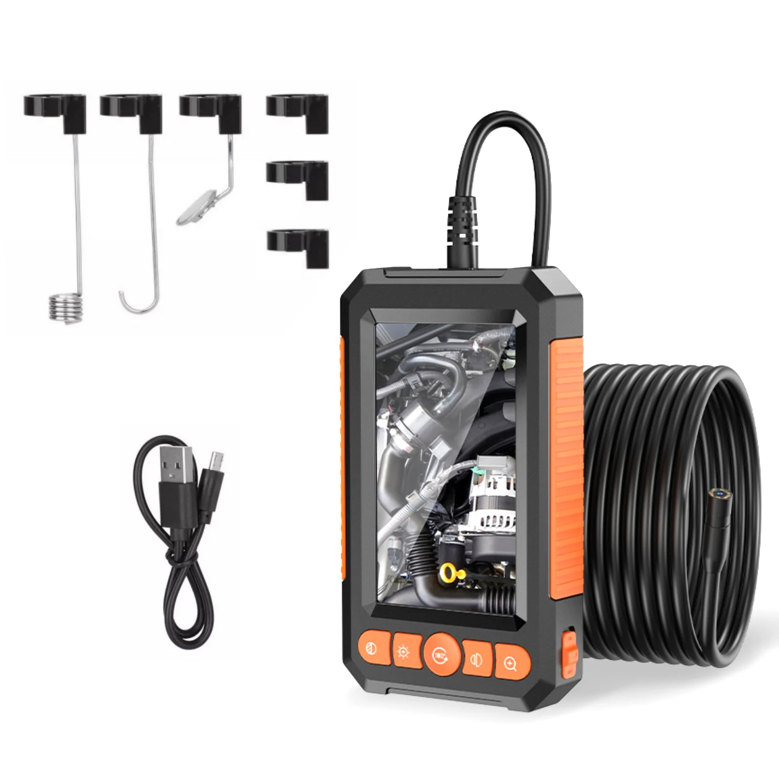 8mm 5m Industrial Endoscope Camera 4.3