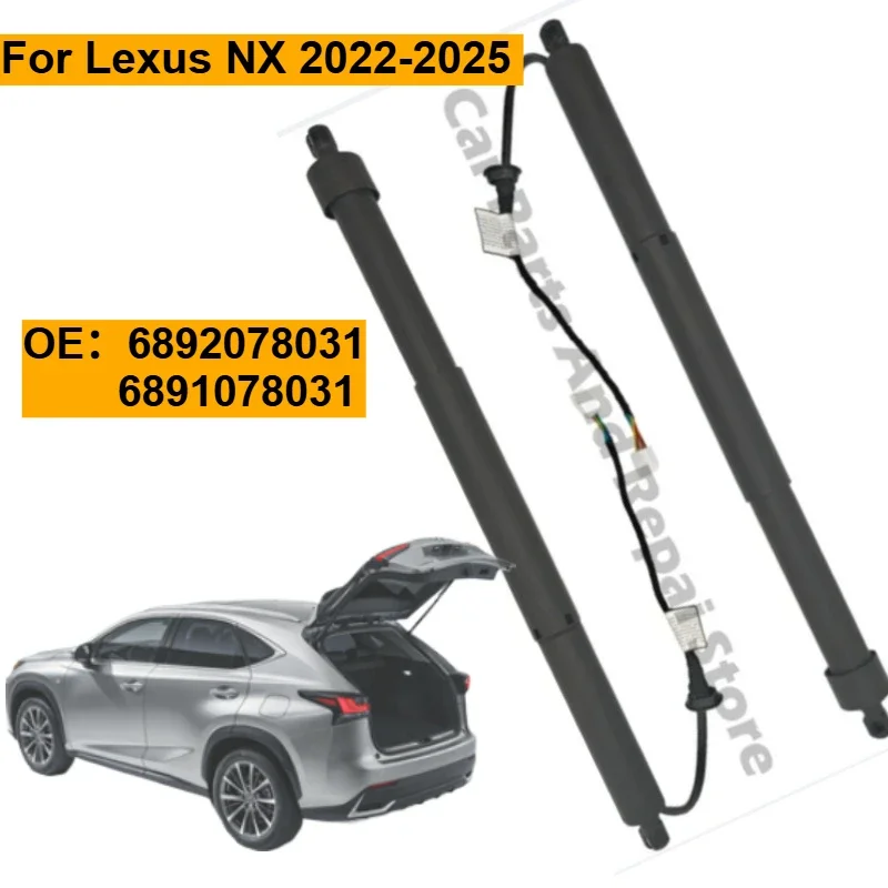 Heavy-Duty Rear Trunk Tailgate Power Hatch Strut Set 6892078031 6891078031 for Lexus NX SUV 2022–2025