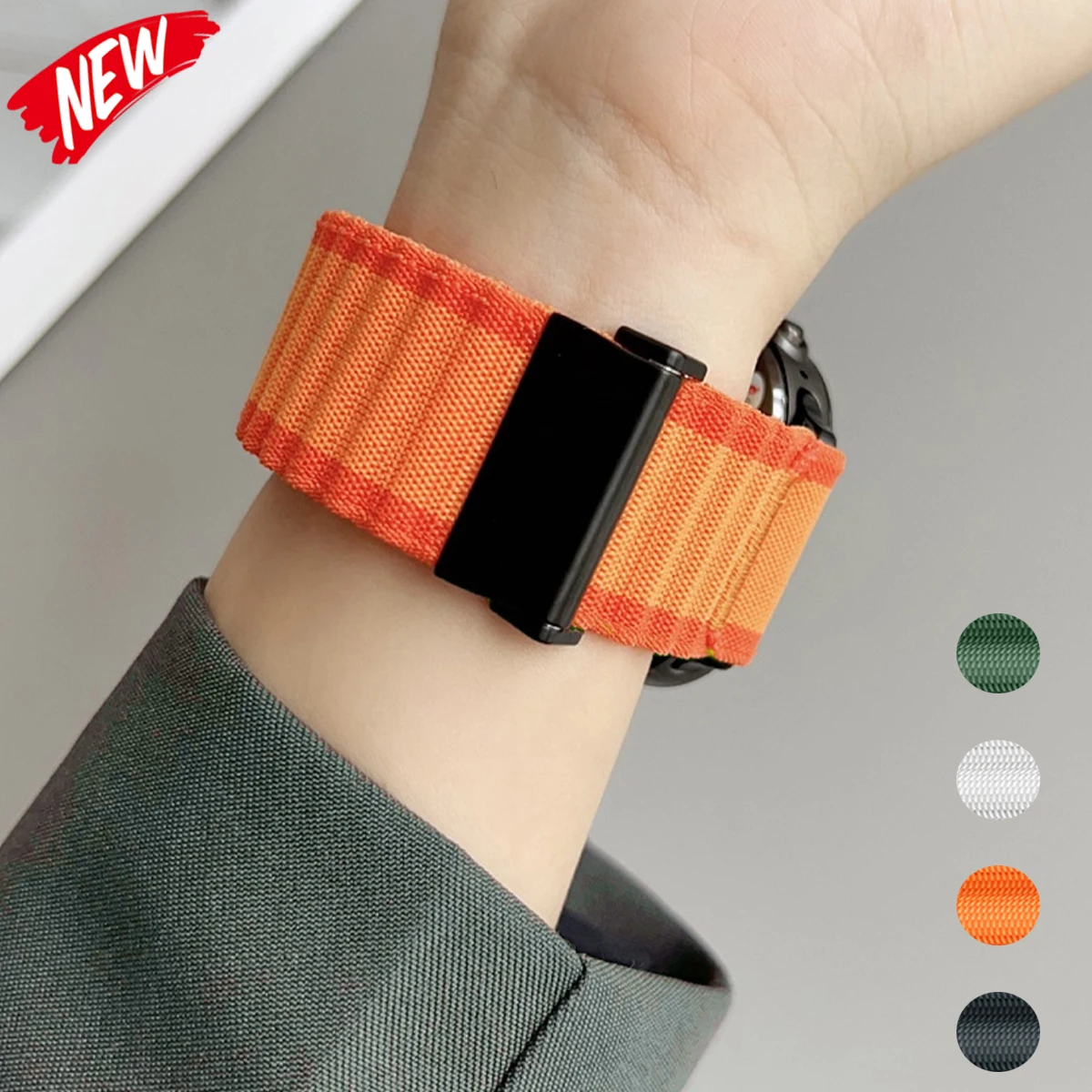 Marine-Sportarmband für Samsung Galaxy Watch 8/8 Classic Original-Nylonarmband Galaxy Watch 8 40 44 mm Trail Band-Zubehör