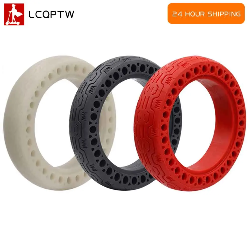 

10-дюймовая твердая шина 10x2,50 для электрического скутера Ninebot Max G30, резиновое сотовое устойчивое к проколам сменное колесо