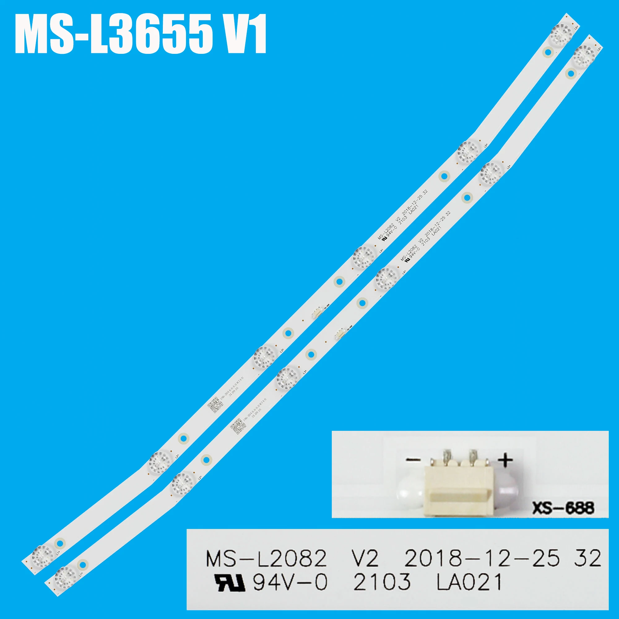 LED Backlight 6LED For BBK 32LEM-1059 32LEX-5043 32LEX-7143 ms-L3655 v1 MS-L2082 V1 V2 LA021 32L56 32L3 32S1A JS-D-JP32DM-061EC