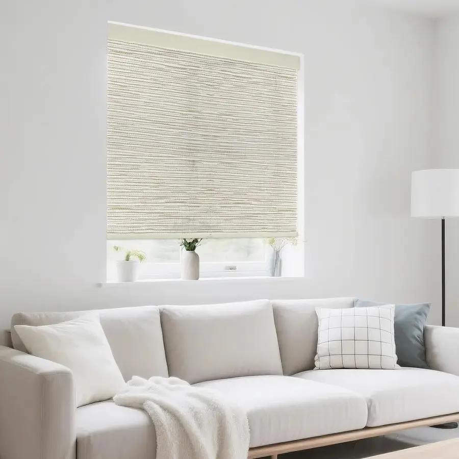 

W x 72 H Cordless Light Filtering Roller Shade for Windows, Free Stop Windows Shades, Thermal Insulated LinenStyle Blinds for Ho