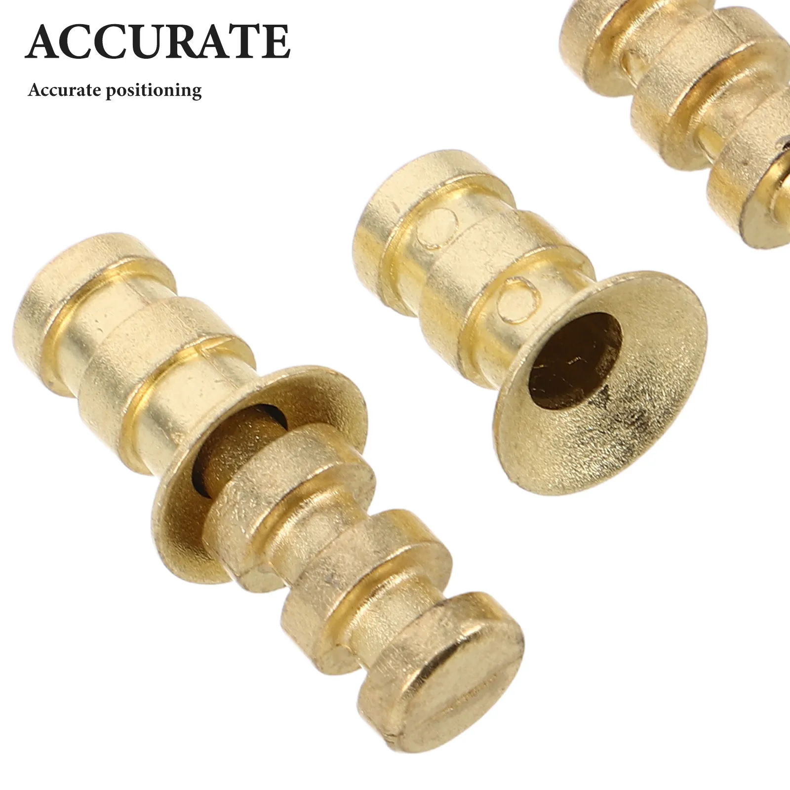 24Pcs Metal Table Dowel Pins Gold Finish Corrosion Resistant Alignment Pins Shelf Support Tool Table Top Connector Bolt Sleeve
