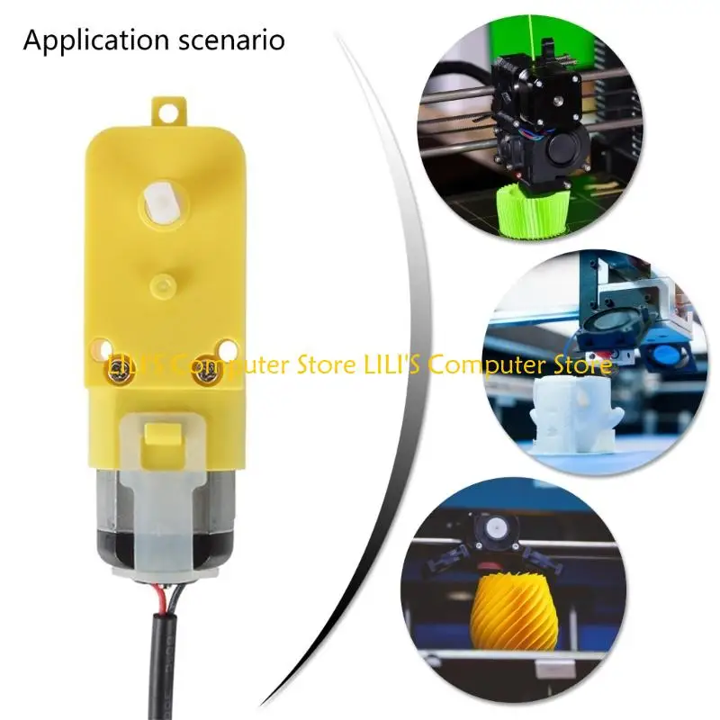 

A52B Металлический пластиковый двигатель редукции. Одиночные валы DC5V для -аксессуаров принтера
