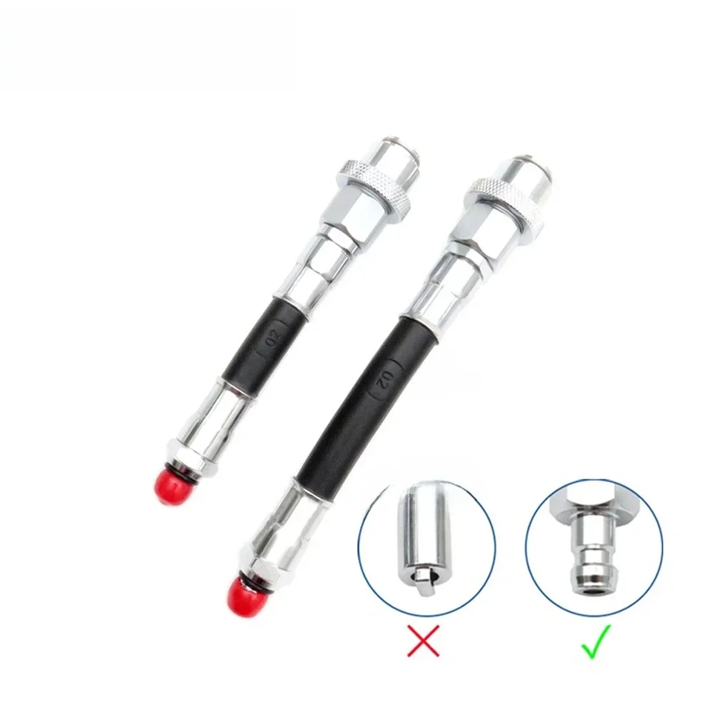 Inflator Tube Connector for Dry Suit and For BCD Systems Featuring Push Button Release and Thick Glove Friendly Design