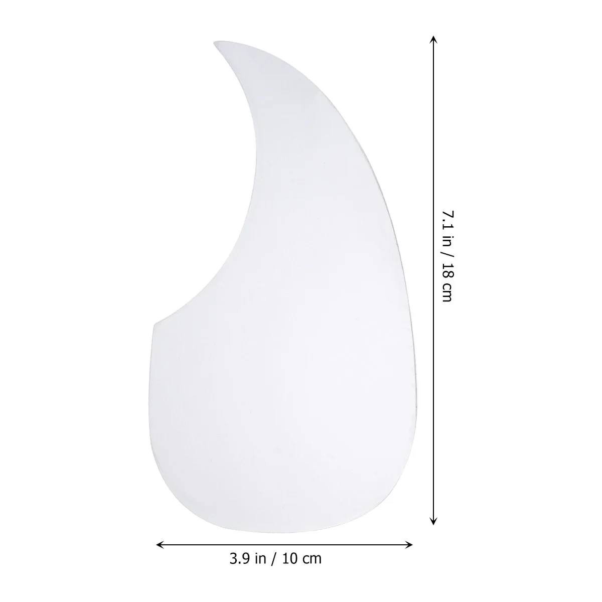 ملصق جيتار بلاستيكي شفاف مضاد للخدش واقي جيتار صوتي شعبي متين مقاس مخصص درع يربك #3