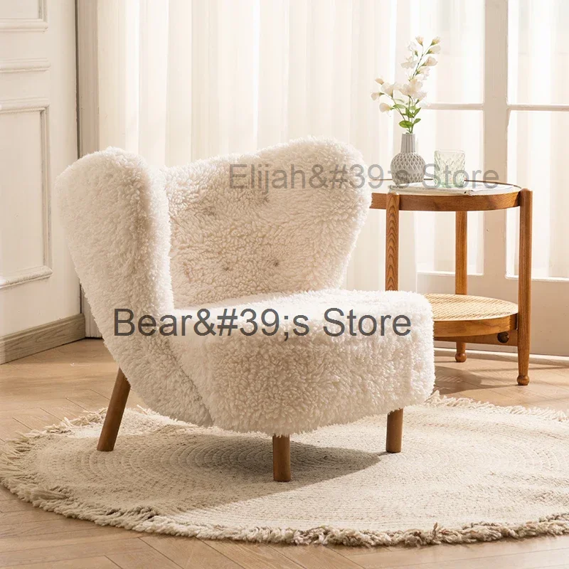 

Modern Handle Chairs Back Support White Adults Cute Living Room Chairs Floor Lounge Minimalist Silla Plegable Interior Furniture