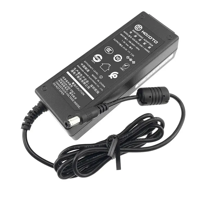 

Genuine HOIOTO ADS-65LSI-19-1 24060G AC Switching Adapter 24V 2.5A 60W 5.5x2.1mm Charger Power Supply